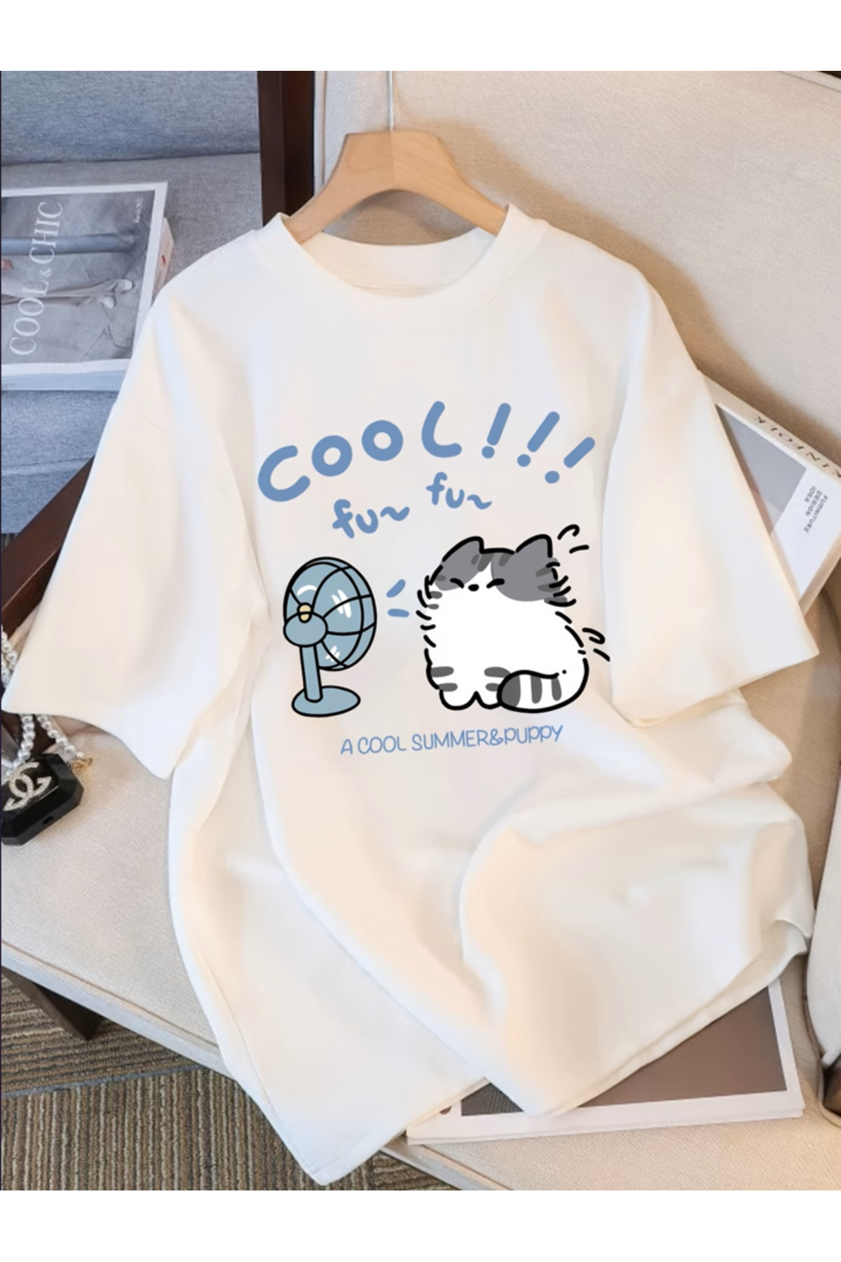 Streetwear Unisex Premium T-Shirt - Beyaz