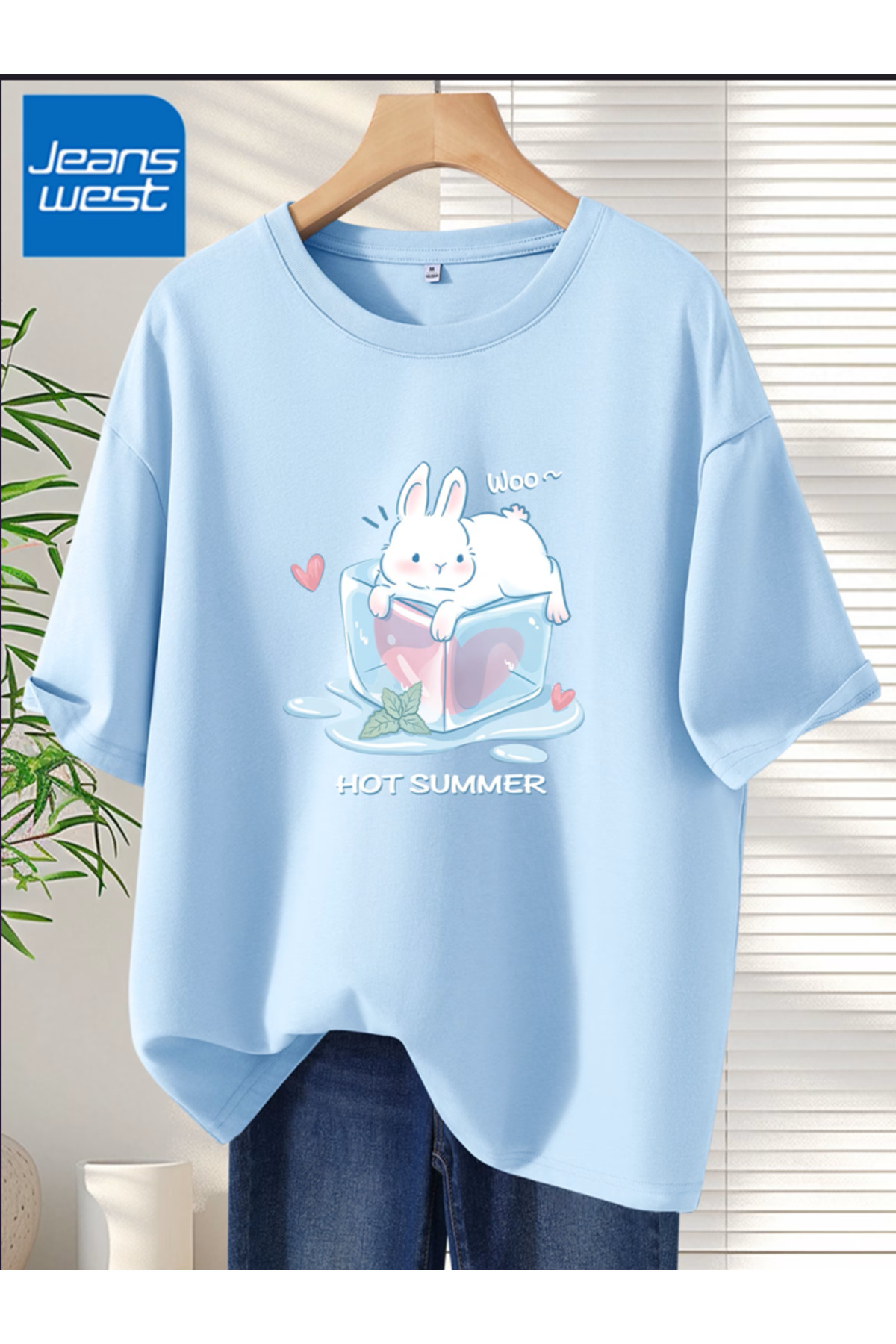 Streetwear Unisex Premium T-Shirt - Mavi